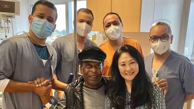 Pelé vai continuar internado devido a uma infeção respiratória - TVI