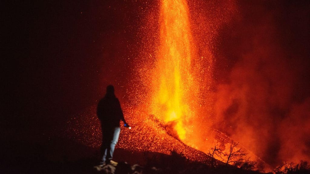Continua atividade vulcânica em La Palma, Canárias