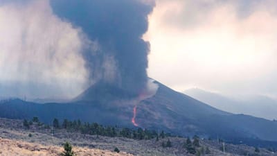 Dióxido de enxofre de vulcão de La Palma atinge Península Ibérica - TVI