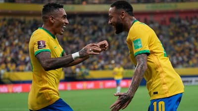 VÍDEO: Brasil vence Uruguai com bis de Raphinha (ex-Sporting) - TVI