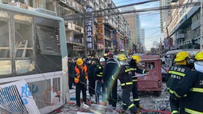 Três mortos e 33 feridos em explosão em restaurante no nordeste da China - TVI