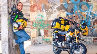 Jovem português que está a dar a volta ao mundo numa minimota ferido em acidente nos EUA - TVI