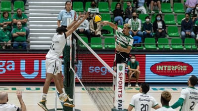 Voleibol: Sporting vence, Esmoriz lidera isolado à condição - TVI