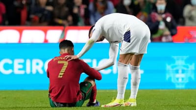 Vlahovic explica irritação de Ronaldo no fim do Portugal-Sérvia - TVI