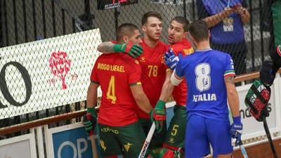 Hóquei em patins: Portugal empata com a Itália no Europeu - TVI