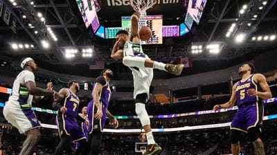 VÍDEO: Bucks batem Lakers com 47 pontos de Giannis Antetokounmpo - TVI