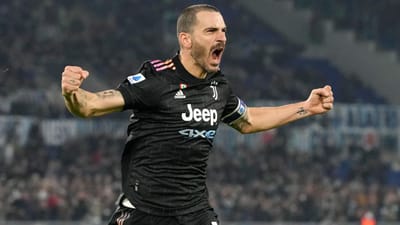 Serie A: 'Bis' de Bonucci dá vitória à Juventus no terreno da Lazio - TVI