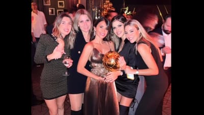 FOTOS: mulheres dos jogadores do PSG foram dançar... com a Bola de Ouro - TVI