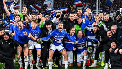 Itália: Sampdoria de Adrien festeja vitória no dérbi de Génova - TVI