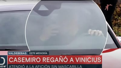 VÍDEO: Vinícius dá autógrafos sem máscara e ouve reprimenda de Casemiro - TVI
