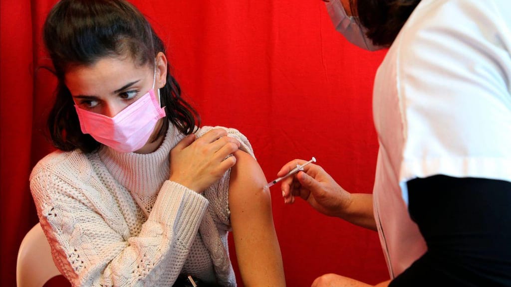 Vacina contra a covid-19. Foto: AP