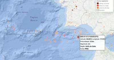 Sismo de magnitude 4,4 registado ao largo do Algarve - TVI