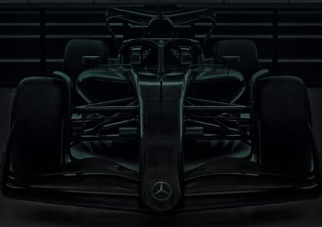 Mercedes W13 (captura Twitter Mercedes-AMG Petronas F1 Team)