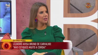 Ana Garcia Martins: «Detesto o tipo de jogo do Leandro» - Big Brother