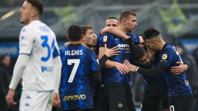 Empoli ameaçou surpresa, mas Inter segue na Taça após prolongamento - TVI