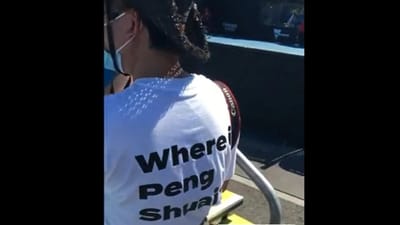 Austrália: organização explica «censura» a camisolas de Peng Shuai - TVI