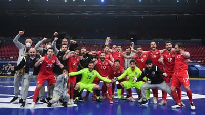 Futsal: Geórgia junta-se à Rússia nos quartos de final do Europeu - TVI