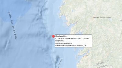 Sismo com magnitude de 4,1 sentido nos distritos de Braga, Porto e Viana do Castelo - TVI