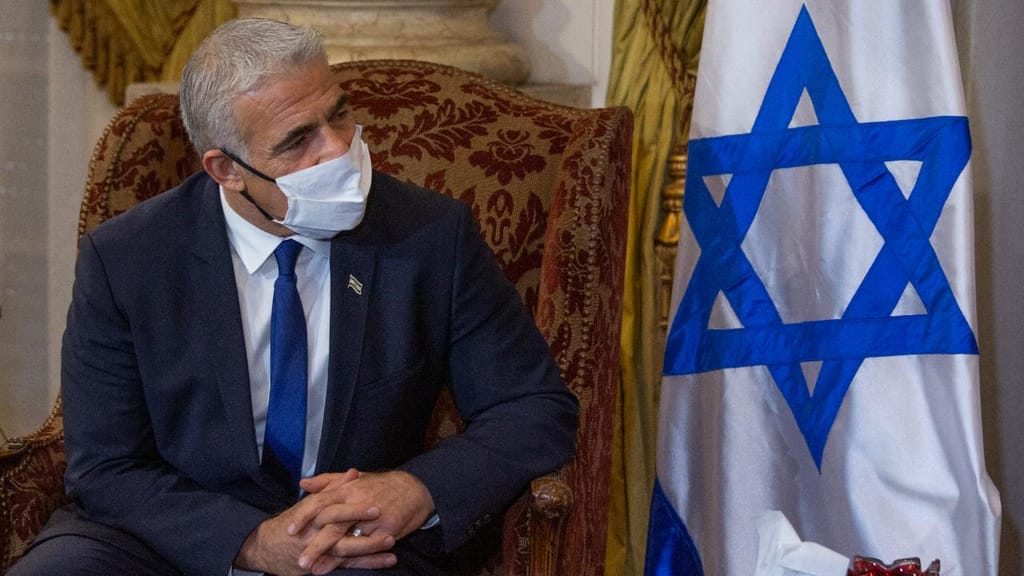 O ministro dos Negócios Estrangeiros de Israel, Yair Lapid