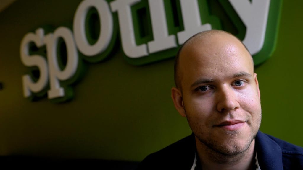 Daniel Ek, CEO da Spotify (Associated Press)