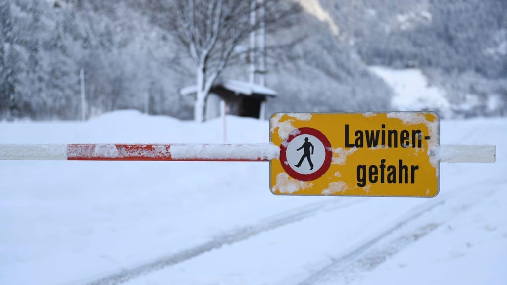 Aviso para o perigo de avalanches na Áustria (AP)