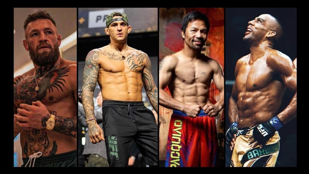 UFC: McGregor, Poirier, Pacquiao e Barboza (Foto: Instagram)