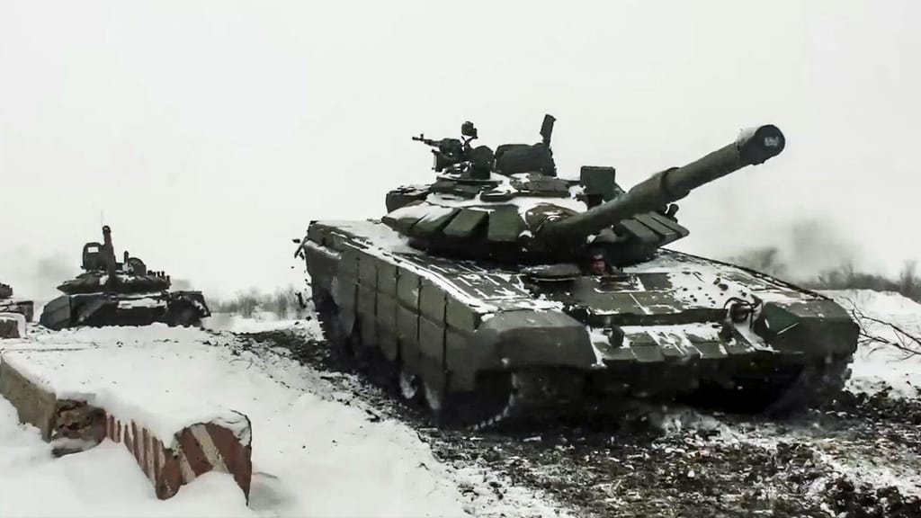 Tensão entre a Rússia e Ucrânia (Serviço de Imprensa do Ministério da Defesa via AP)