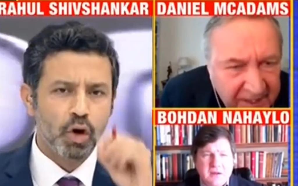 Pivô indiano grita com jornalista ucraniano em direto. Erro tornou-se viral no Twitter