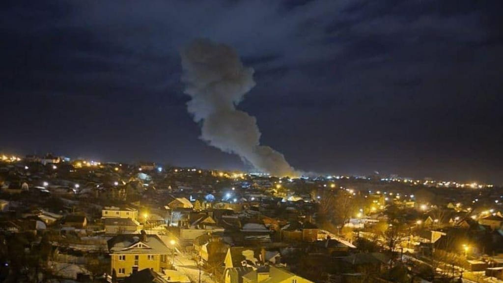 Bombardeamento em Sumy, Ucrânia