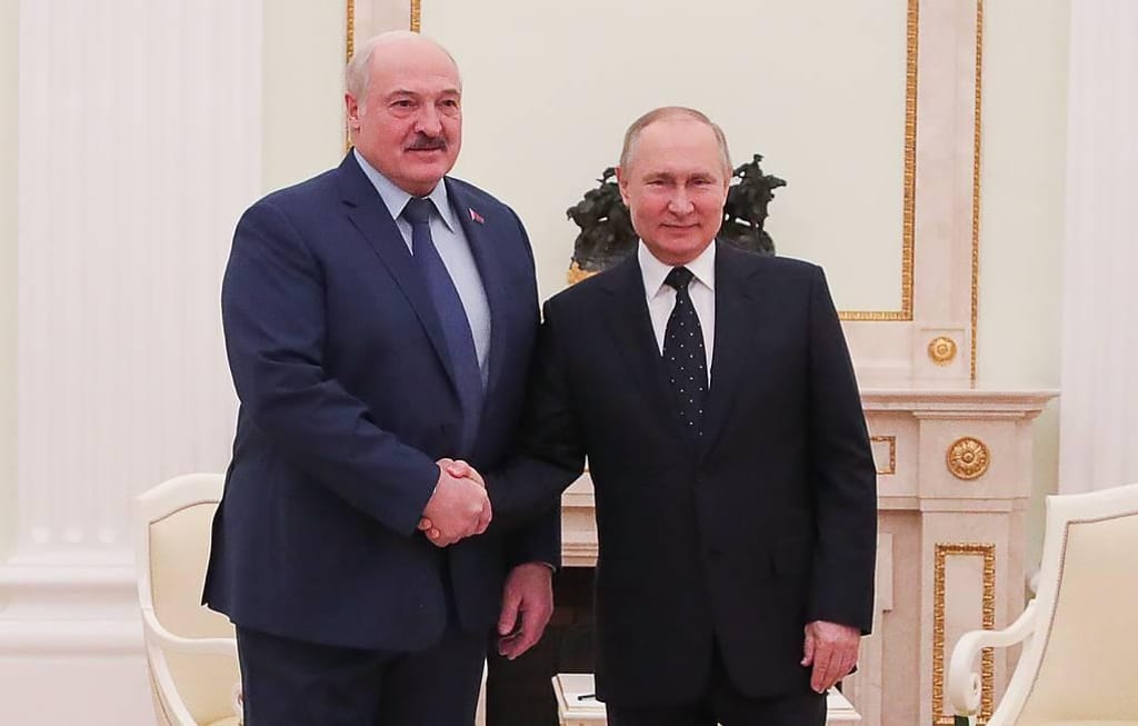 Ucrânia: Presidentes russo e bielorrusso acordam apoio mútuo para lidar com sanções (Gabinete presidencial russo)

