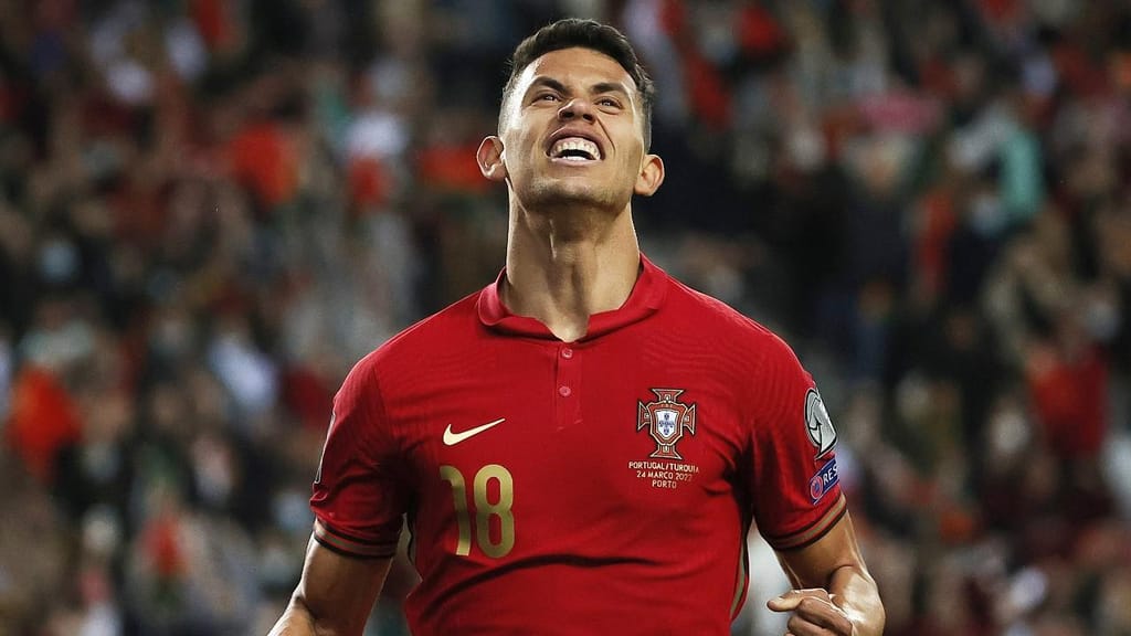 Matheus Nunes fez o 3-1 no Portugal-Turquia (Getty Images)