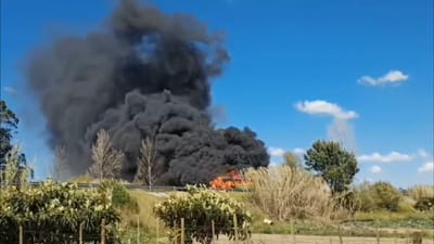 Incêndio em autocarro na A8 provocou 12 feridos - TVI