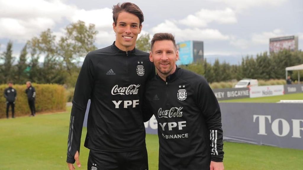 Federico Redondo com Lionel Messi (instagram)
