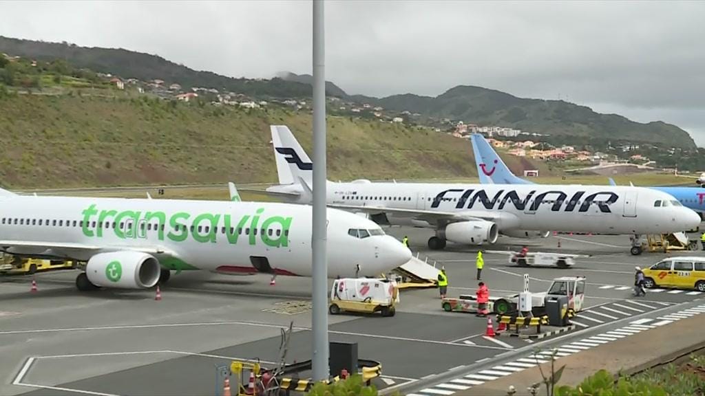 Vento forte condiciona operações no aeroporto da Madeira