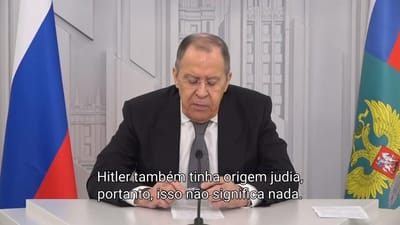 Vamos esclarecer os comentários de Lavrov sobre Hitler - TVI