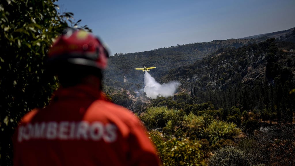 Combate a incêndios em Portugal (Foto: Getty/ Patrícia de Melo Moreira
