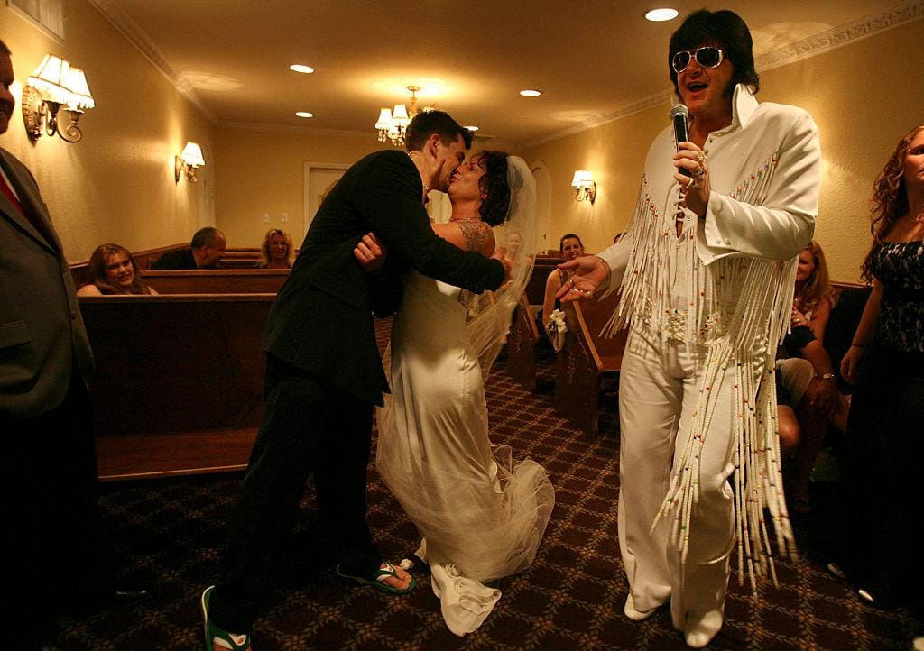 Casamento "Elvis Presley" em Las Vegas
