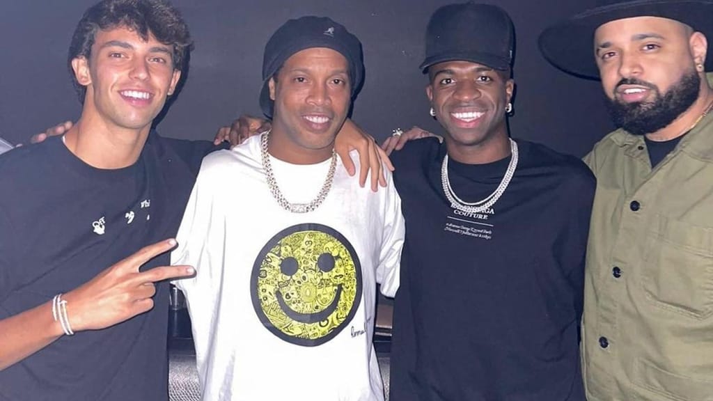Félix, Ronaldinho e Vinícius Jr. (instagram)