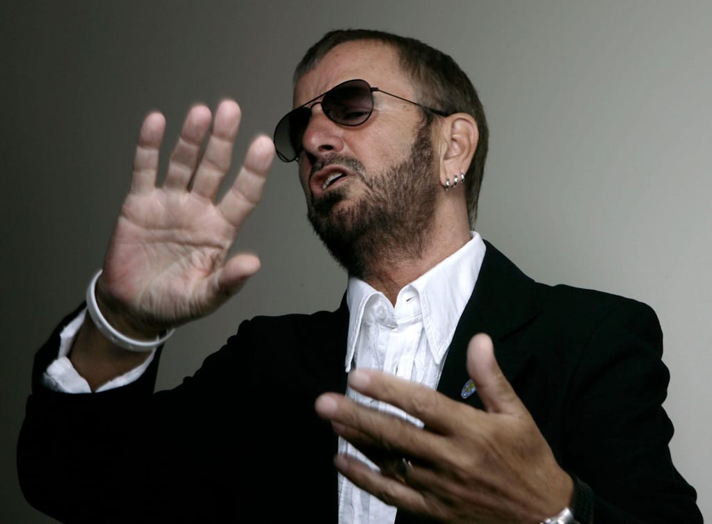 Músico Ringo Starr . 12 junho 2007. Foto: Damian Dovarganes/AP