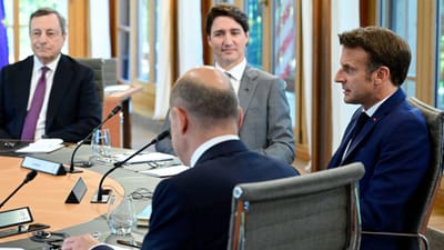 Líderes do G7 trocam piadas sobre Putin durante almoço. "Vamos exibir-nos a montar a cavalo sem camisa" - TVI