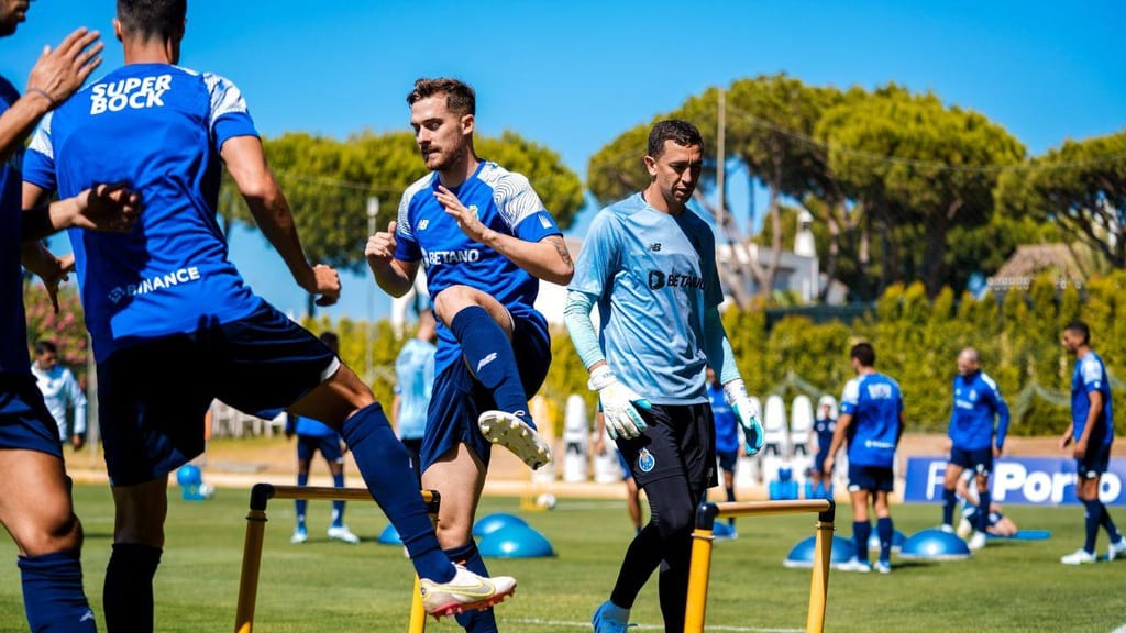 FC Porto já trabalha no Algarve (fotos: FCP)