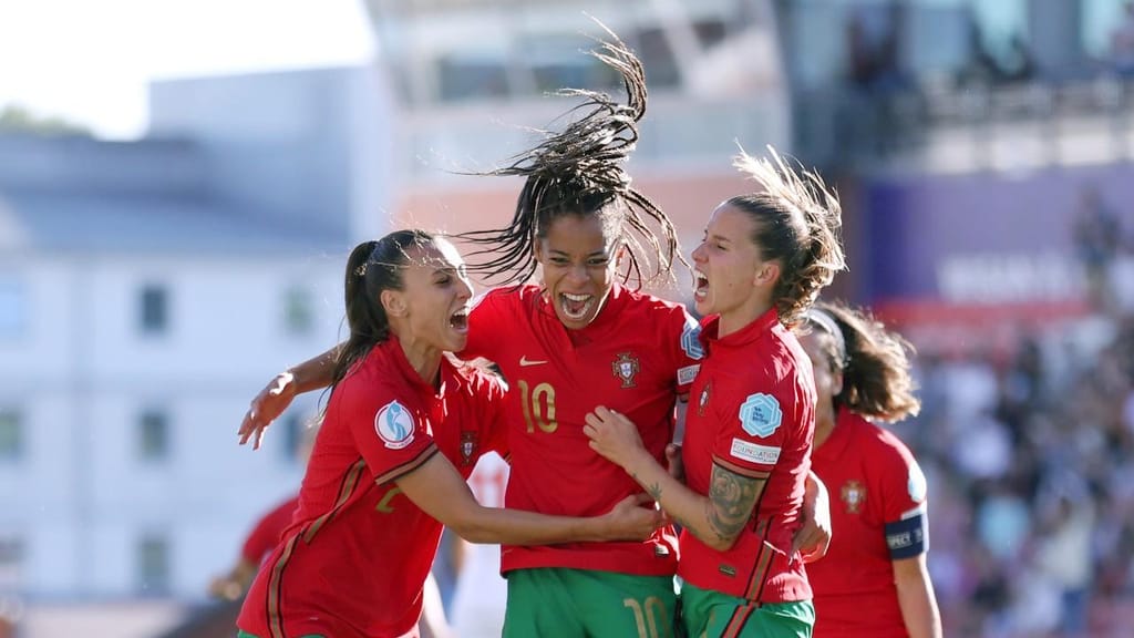 Jéssica Silva fez o 2-2 no Portugal-Suíça do Euro feminino