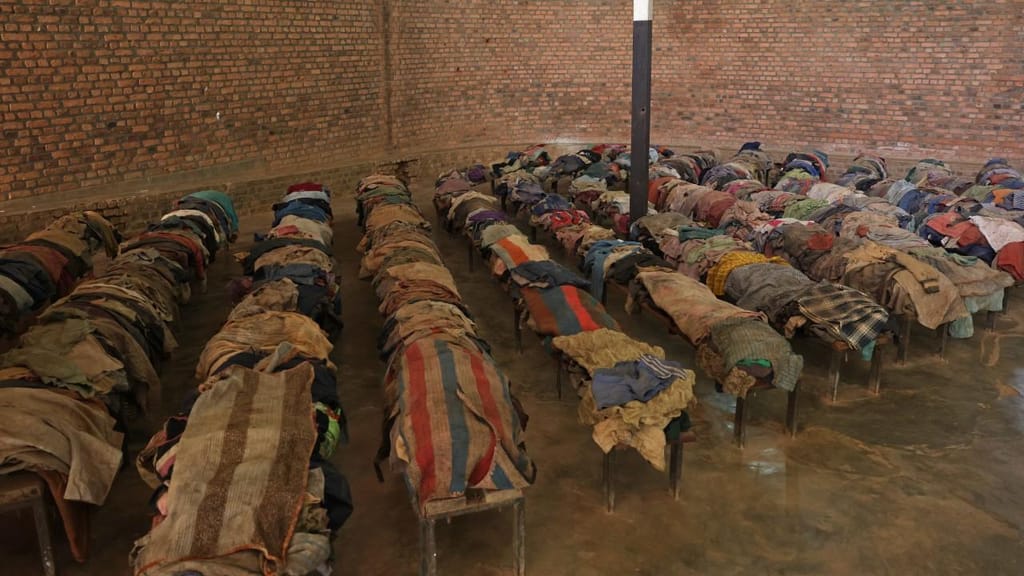 Memorial pelas vítimas do genocídio de Ruanda (Chris Jackson/ Getty)