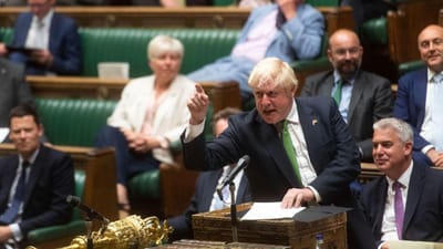 "Hasta la vista, baby". Boris Johnson despediu-se assim do parlamento britânico - TVI