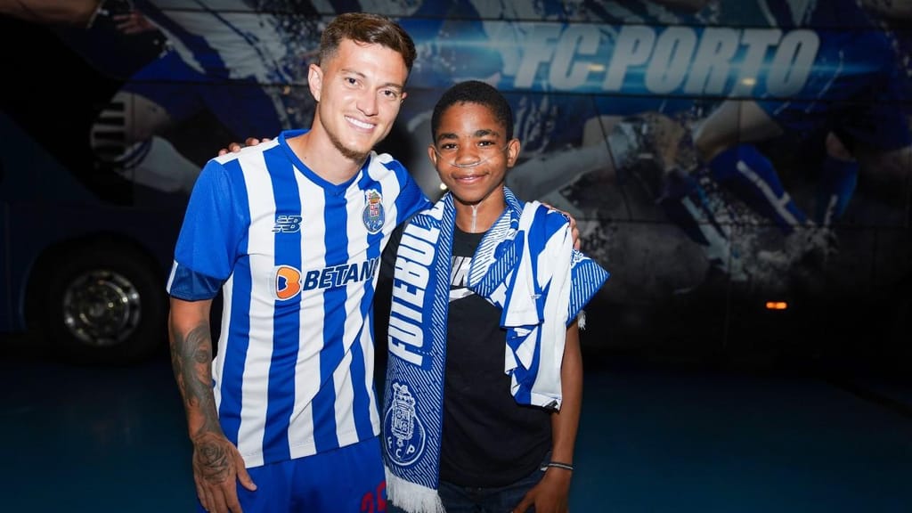 FC Porto ajudou o jovem Eduardo Guvula a cumprir um sonho