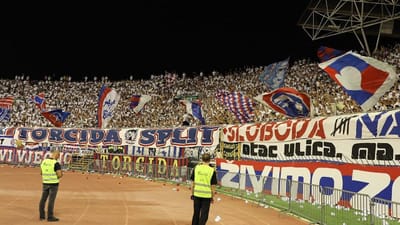 Médio do Hajduk 'pica' V. Guimarães: «Vimos medo nos olhos deles» - TVI