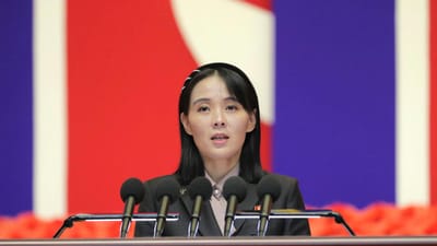 Hipocrisia "à gangster": irmã de Kim Jong-un condena EUA por criticarem lançamento falhado de satélite - TVI