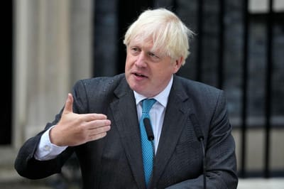 No discurso de despedida, Boris Johnson diz que cumpriu a função e garantiu ao governo de Liz Truss o seu "apoio fervoroso" - TVI