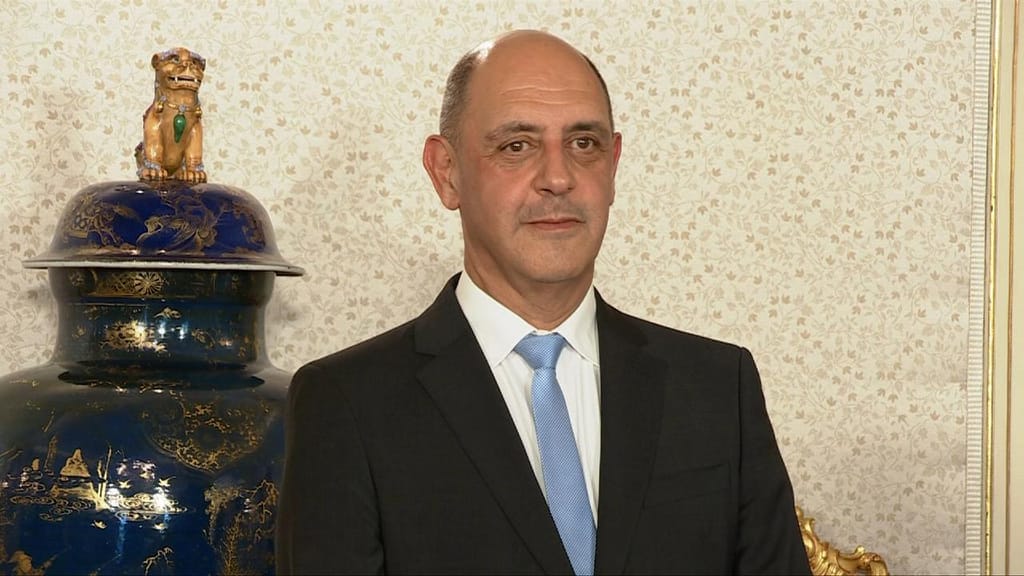 Manuel Pizarro na tomada de posse como ministro da Saúde (DR)