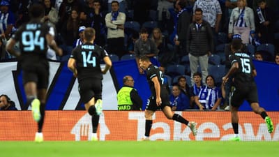 Champions: FC Porto-Brugge, 0-4 (resultado final) - TVI